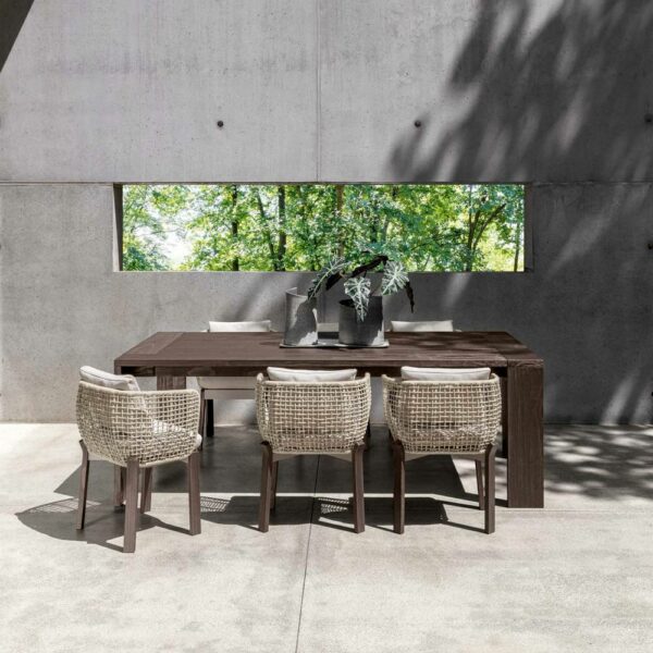 Καρέκλα Argo Natural Teak-Reggae Ivory