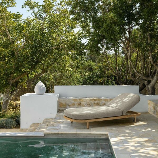 Ξαπλώστρα Karen Natural Teak