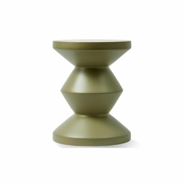 Σκαμπώ Outdoor Zig Zag Matt Olive