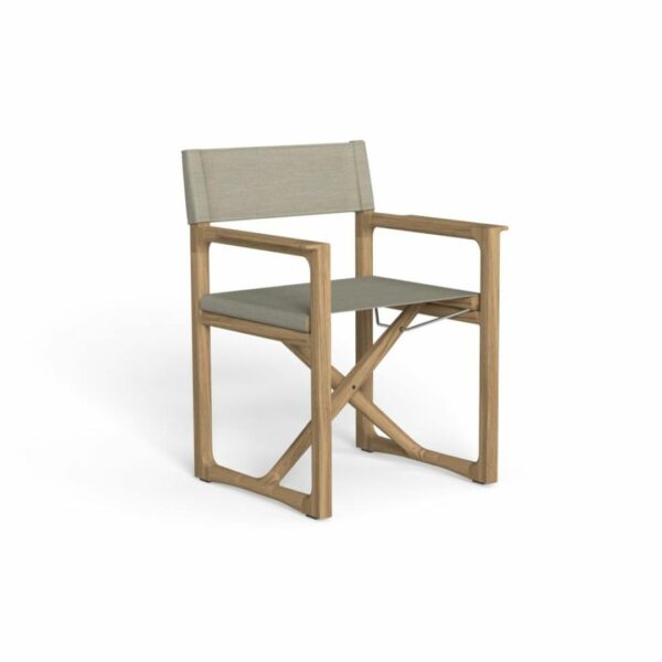 Καρέκλα Σκηνοθέτη Thea Μασίφ Teak 61x55xH82