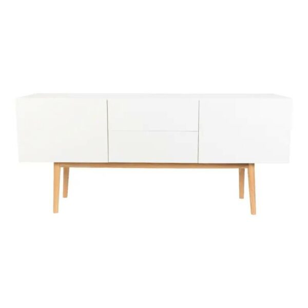 High On Wood Sideboard - White, 160x40xH72