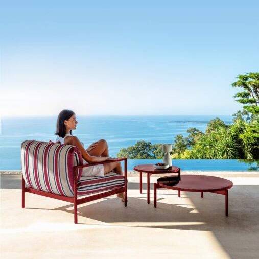 Πολυθρόνα Εξωτερικού Χώρου Nalu Μπλε - Πράσινη 105x95xH79