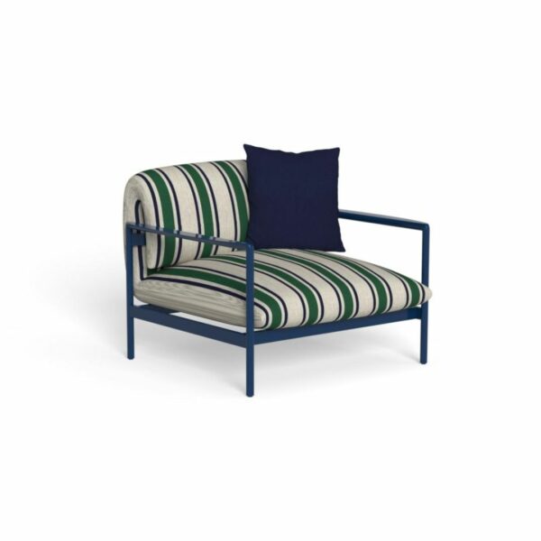 Πολυθρόνα Εξωτερικού Χώρου Nalu Μπλε - Πράσινη 105x95xH79