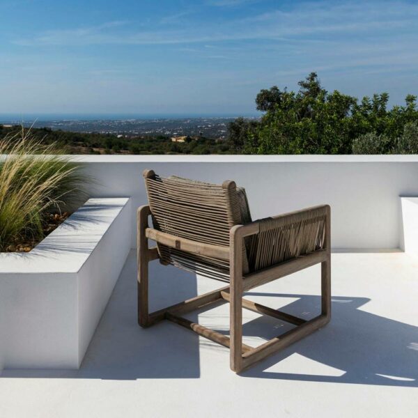 Πολυθρόνα Εξωτερικού Χώρου Carlo - Ξύλο Teak, 65x73xH75