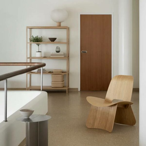 Επιτραπέζιο Φωτιστικό Kami - Ξύλο Δρυός/Ριζόχαρτο, 46×46×H45