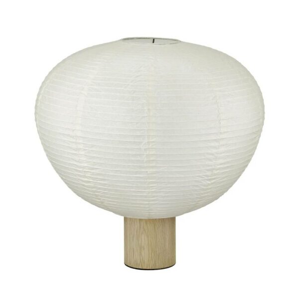 Επιτραπέζιο Φωτιστικό Kami - Ξύλο Δρυός/Ριζόχαρτο, 46×46×H45