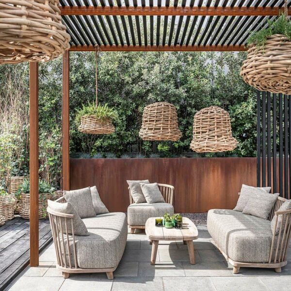 Κρεμαστό Καλάθι Εξωτερικού Χώρου Luca – Rattan, 60xH30