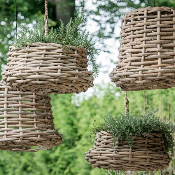 Κρεμαστό Καλάθι Εξωτερικού Χώρου Luca – Rattan, 60xH30
