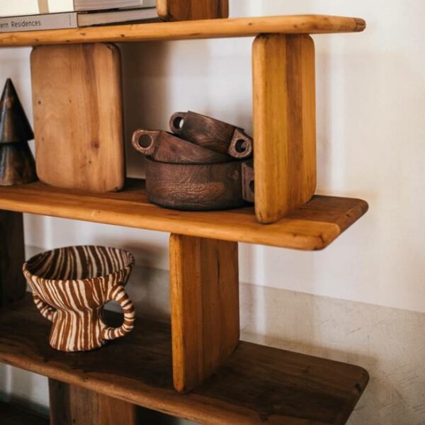 Ραφιέρα Matteo - Ξύλινη, 122x30xH183