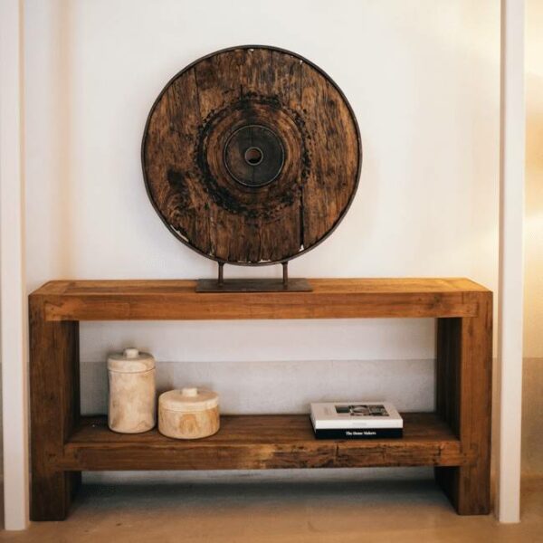 Επιτραπέζιο Διακοσμητικό Pompei - Ξύλινο, D98xH105