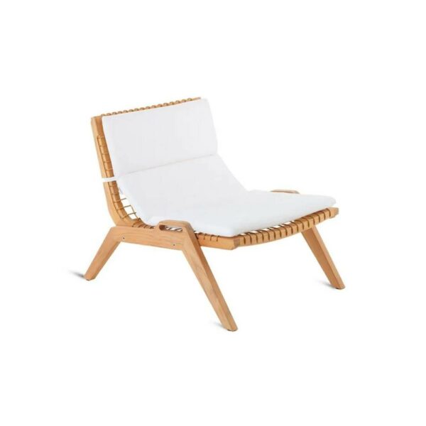 Πολυθρόνα Εξωτερικού Χώρου Synthesis - Φυσικό Teak, W66xD79xH66