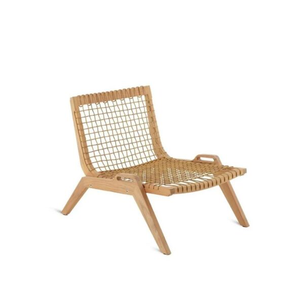 Πολυθρόνα Εξωτερικού Χώρου Synthesis - Φυσικό Teak, W66xD79xH66