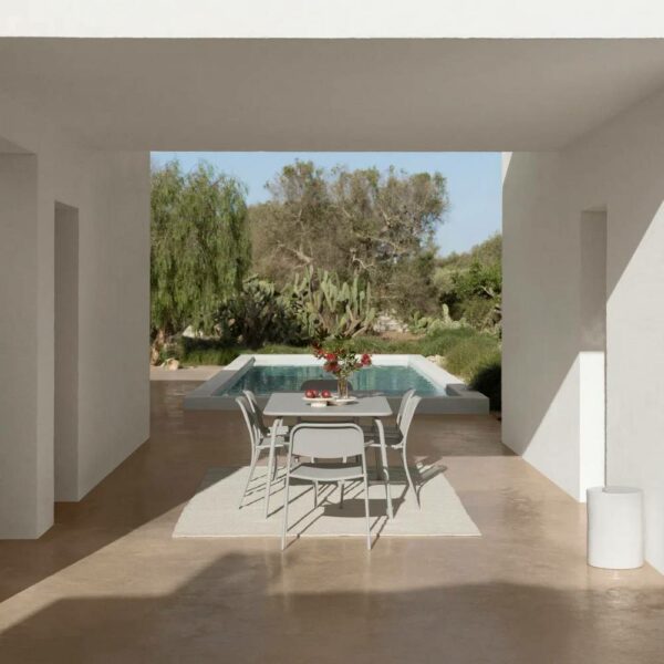 Τραπέζι Εξωτερικού Χώρου Yua - Silk Gray, 180×90×H74 cm