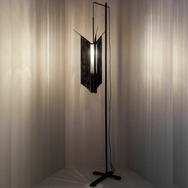 Επιδαπέδιο Φωτιστικό Chan 2 - Μαύρο/Λευκό, 50x40xH200