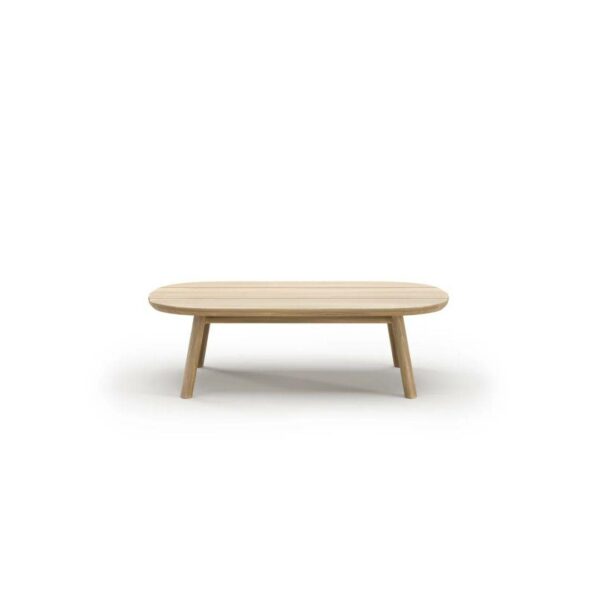 Τραπεζάκι Εξωτερικού Χώρου Lyora - Ξύλο Τικ, 120x70xH35,5