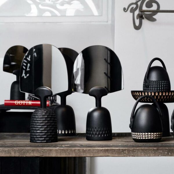 Επιτραπέζιος Καθρέπτης Nur Cuts - Μαύρος, 11xH38