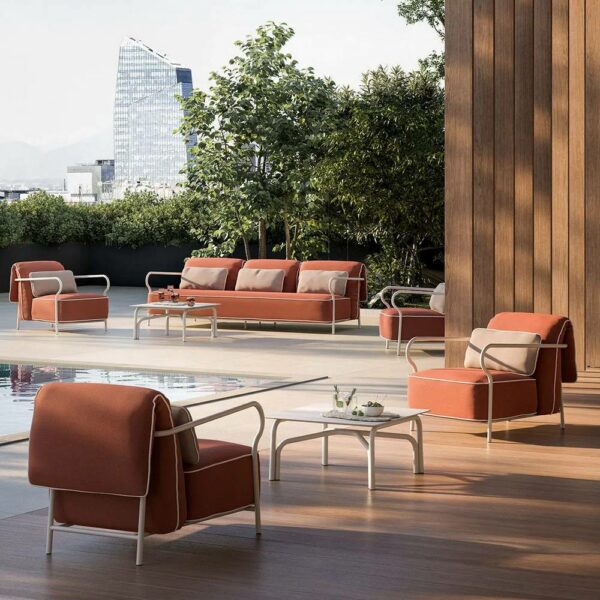 Πολυθρόνα Εξωτερικού Χώρου Salo - Αλουμινένια, 70x105xH80