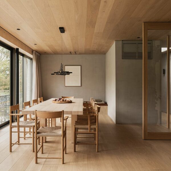 F-Chair Με Μπράτσα - Μασίφ Δρυς, 54,5xH81