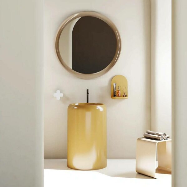 Νιπτήρας Gellyfree - Giallo Amalfitano Mat, 55x H85