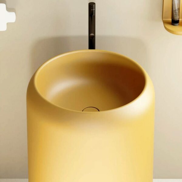 Νιπτήρας Gellyfree - Giallo Amalfitano Mat, 55x H85