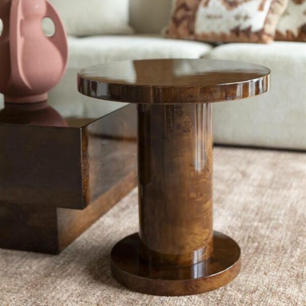 Τραπεζάκι Quinn - Καφέ, 46x46xH51