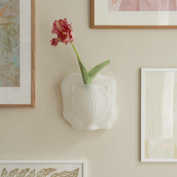 Επιτοίχιο Διακοσμητικό/Βάζο Agora No.01 - Ημιδιάφανο, 25.8x10.7xH25