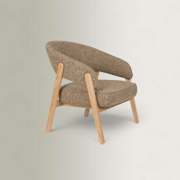 Πολυθρόνα Lounge Bright - Καφέ, 69×71×H76