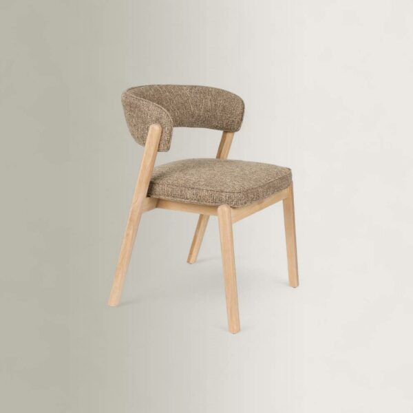 Καρέκλα Bright - Καφέ, 58x57x77