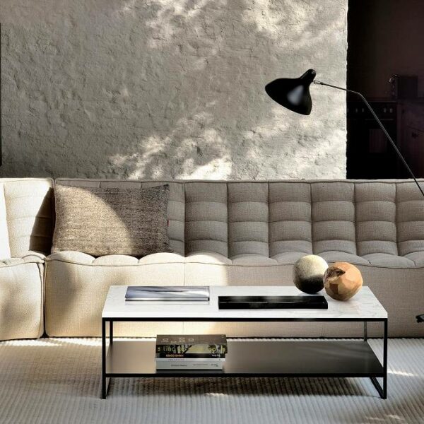 Καναπές N701 - Μπεζ, 210×91×H76