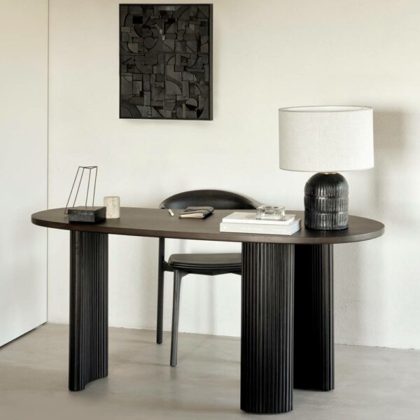 Γραφείο Boomerang - Μαόνι, 160x83 x76