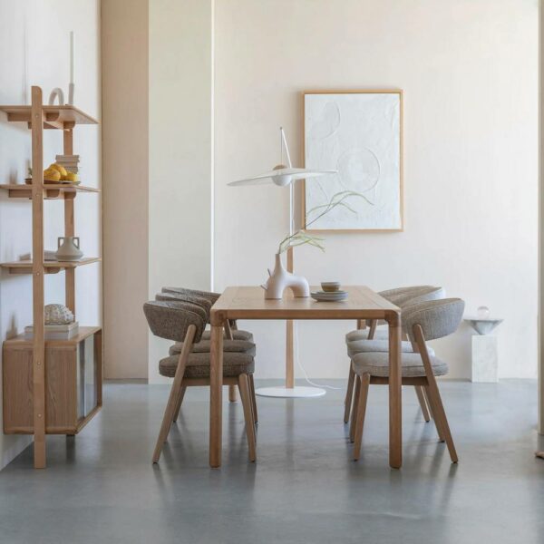 Καρέκλα Bright - Καφέ, 58x57x77