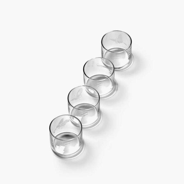 Σετ/4 Ποτήρια Shot - Χειροποίητα, 5,1x5,1×H4,1