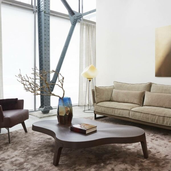 Τραπέζι Σαλονιού Isola - Sucupira natural CNC Milled Rings, 226x148 cm