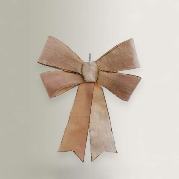 Χριστουγεννιάτικος Φιόγκος – Ροζ, 25cm