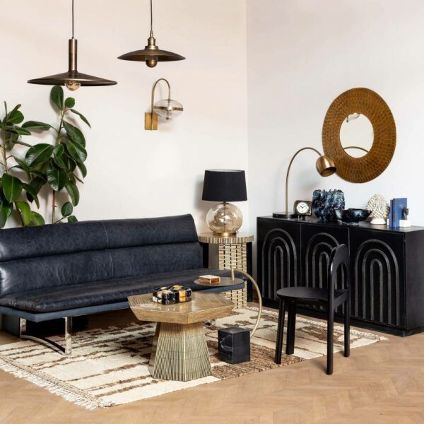 Καρέκλα Mostar - Μαύρη, 50x43xH77