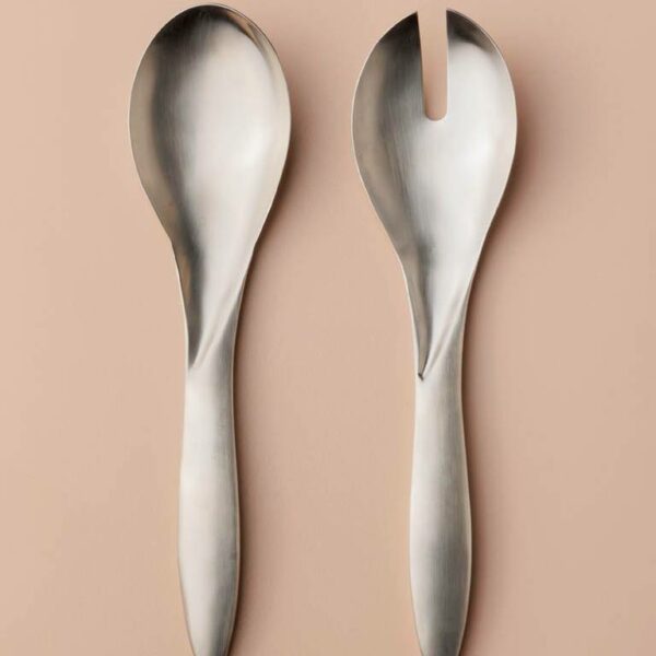 Mega Salad Serving Set - Steel, H30