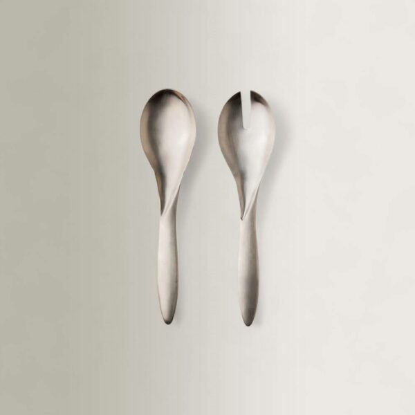 Mega Salad Serving Set - Steel, H30