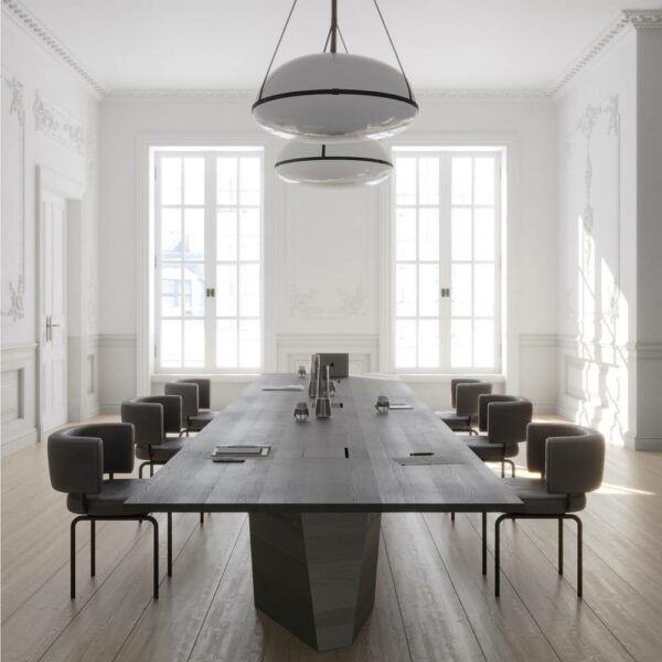 Τραπέζι Varan - Oak Wengé Dark, 280x110xH74,5