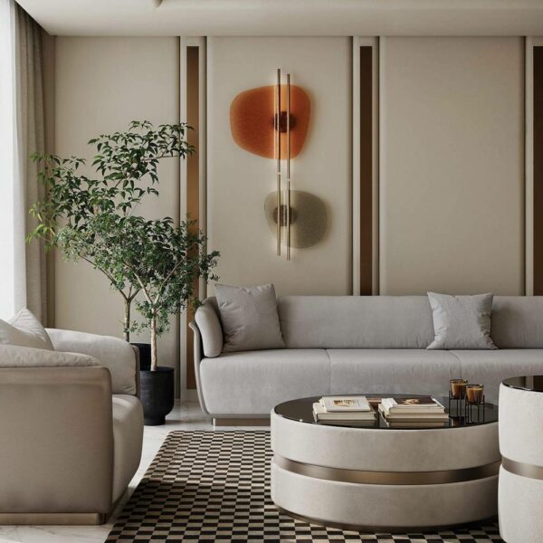 Απλίκα Clip 4050/AP45 - Glossy / Bronze, 46×9×H64