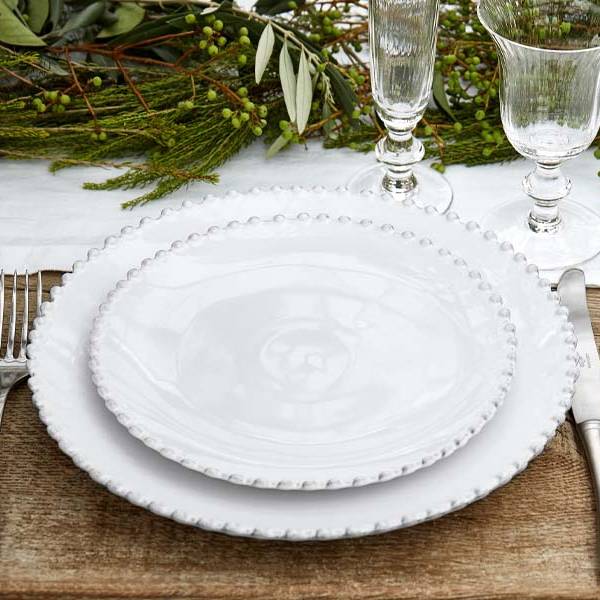 Σετ/6 Πιάτα Σούπας Pearl - Λευκό, D24