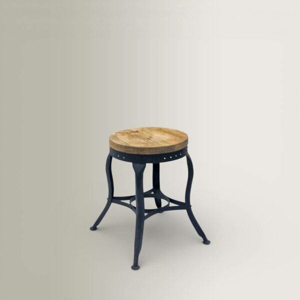 Σκαμπώ APR194LEG - Μαύρο Iron, 4 Leg