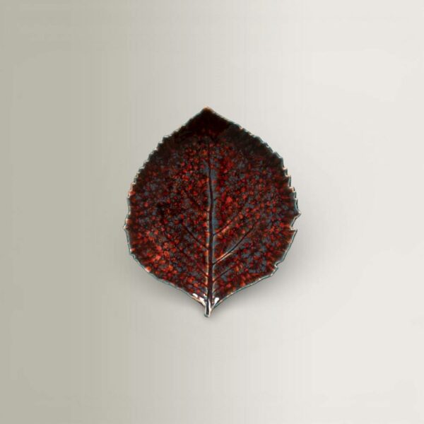 Δίσκος Hydrangea Leaf Riviera - Stoneware, 21,8×19,1×H3,3