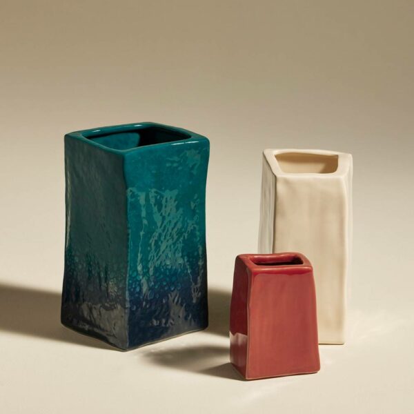 Βάζο Nomad - Σμαραγδί, D9.5 x W11 x H21