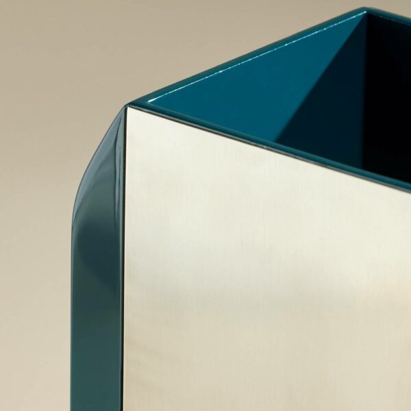 Βάζο Oscar - Σμαραγδί, 13,6x10xH13,6