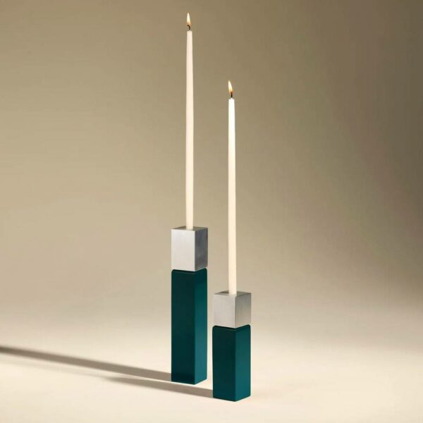 Κηροπήγιο Oscar - Σμαραγδί, 4,4xH15