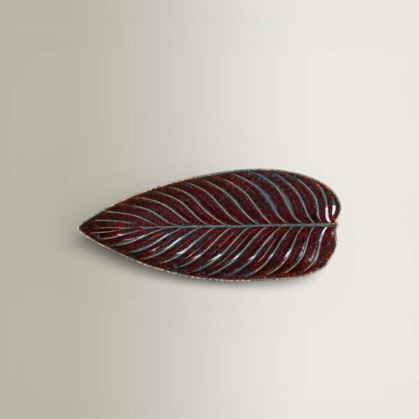 Δίσκος Strelizia Leaf Riviera - Stoneware, 39,8×17,2×H3,6