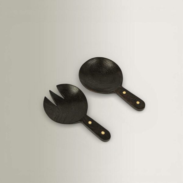 Σετ Σερβιρίσματος Σαλάτας Zen - Ξύλινο, Η17