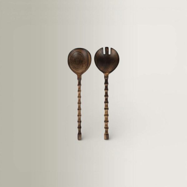 Σετ Σερβιρίσματος Σαλάτας Zion - Καφέ, 8x1,5xH30