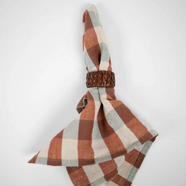 Δαχτυλίδι Πετσέτας Zuri - Leather, 5,5x4xH3