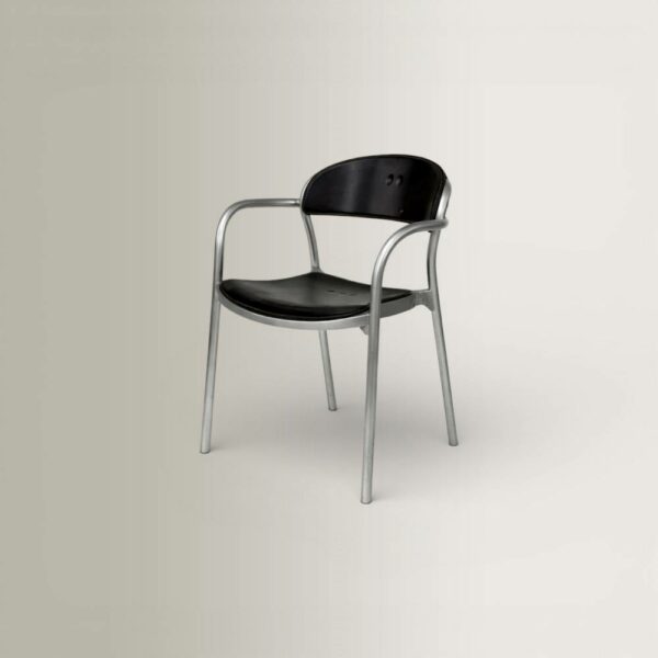 Καρέκλα Cuoietto - Inox, CT070